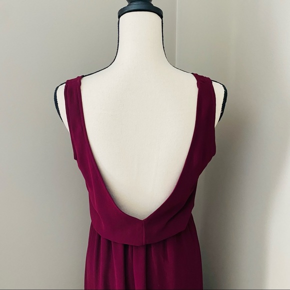 Show Me Your Mumu Kendall Maxi Dress Maroon Sz Small - Picture 14 of 14